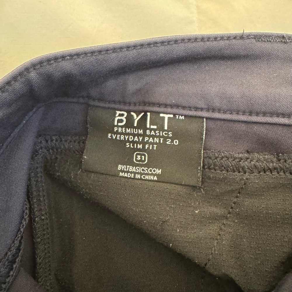 BYLT Everyday Pant 2.0 / Navy / 31 - Picture 3 of 7